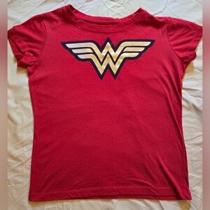 T Shirt Girls Wonder Woman Red T-Shirt